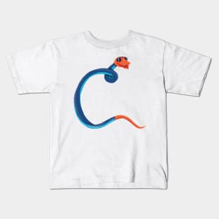 C - Malayan blue coral snake Kids T-Shirt